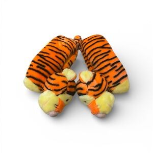 Disney Tigger Striped Plush Slippers for Kids